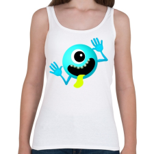 PRINTFASHION Alien - Női atléta - Fehér női trikó