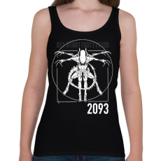 PRINTFASHION Alien Xenomorph - Női atléta - Fekete