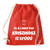 PRINTFASHION All I Want For Christmas - Sportzsák, Tornazsák - Piros
