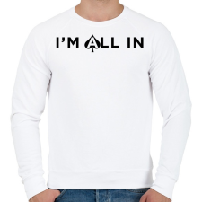 PRINTFASHION All in - Férfi pulóver - Fehér férfi pulóver, kardigán