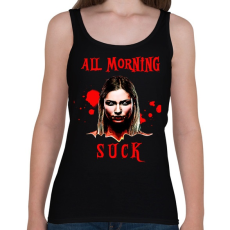 PRINTFASHION all morning suck - Női atléta - Fekete