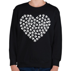 PRINTFASHION Állatbarát - Gyerek pulóver - Fekete