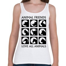 PRINTFASHION Állatbarát - Női atléta - Fehér