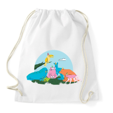 PRINTFASHION Állati party - Sportzsák, Tornazsák - Fehér tornazsák
