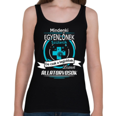 PRINTFASHION Állatorvos - Női atléta - Fekete