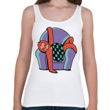 PRINTFASHION Álmos lajhár - Női atléta - Fehér női trikó