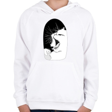 PRINTFASHION Álmoscic - Gyerek kapucnis pulóver - Fehér