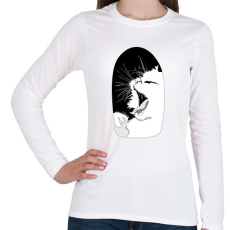 PRINTFASHION Álmoscic - Női hosszú ujjú póló - Fehér