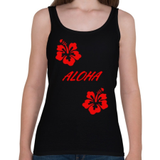 PRINTFASHION Aloha  - Női atléta - Fekete női trikó