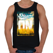 PRINTFASHION Álom - Férfi atléta - Fekete atléta, trikó