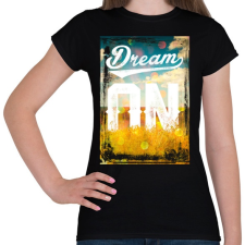 PRINTFASHION Álom - Női póló - Fekete női póló