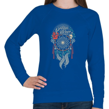 PRINTFASHION Álomcsapda - Női pulóver - Királykék női pulóver, kardigán