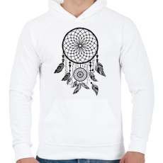 PRINTFASHION Álomfogó - Férfi kapucnis pulóver - Fehér