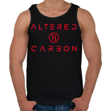 PRINTFASHION Altered Carbon logo - Férfi atléta - Fekete atléta, trikó