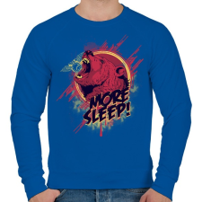 PRINTFASHION Aludj még - Férfi pulóver - Királykék férfi pulóver, kardigán