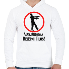 PRINTFASHION alvajáróknak... - Férfi kapucnis pulóver - Fehér
