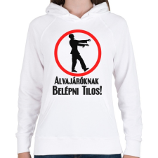 PRINTFASHION alvajáróknak... - Női kapucnis pulóver - Fehér női pulóver, kardigán