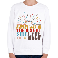 PRINTFASHION Always look on the bright side - Gyerek pulóver - Fehér gyerek pulóver, kardigán