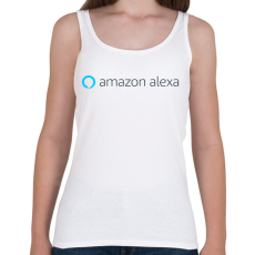 PRINTFASHION Amazon Alexa Logo - Női atléta - Fehér