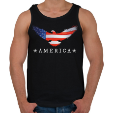 PRINTFASHION AMERICA - Férfi atléta - Fekete