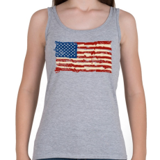 PRINTFASHION american flag - Női atléta - Sport szürke