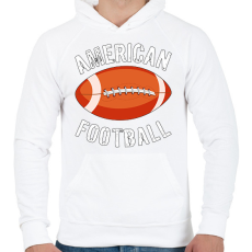 PRINTFASHION American Football  - Férfi kapucnis pulóver - Fehér