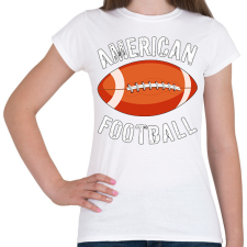 PRINTFASHION American Football - Női póló - Fehér női póló