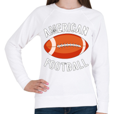 PRINTFASHION American Football  - Női pulóver - Fehér