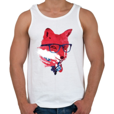 PRINTFASHION American fox - Férfi atléta - Fehér