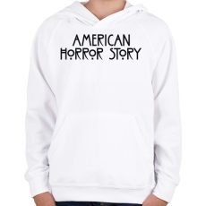 PRINTFASHION American Horror Story - Gyerek kapucnis pulóver - Fehér