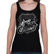 PRINTFASHION american motorcycle - Női atléta - Fekete női trikó