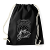PRINTFASHION american motorcycle - Sportzsák, Tornazsák - Fekete