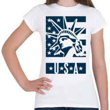 PRINTFASHION american - Női póló - Fehér női póló