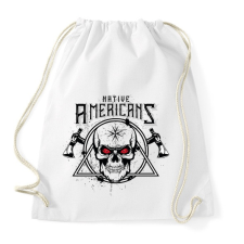 PRINTFASHION Amerika őslakosok - Native Americans - Sportzsák, Tornazsák - Fehér tornazsák