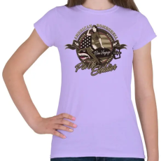 PRINTFASHION Amerikai bombázó - Női póló - Viola