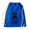 PRINTFASHION Amerikai Hotrods - Sportzsák, Tornazsák - Bright royal