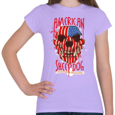 PRINTFASHION Amerikai juhászkutya - Női póló - Viola