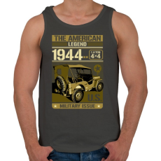 PRINTFASHION Amerikai legenda - Férfi atléta - Sötétszürke