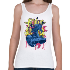 PRINTFASHION Amerikai retro sportató 4 - Női atléta - Fehér