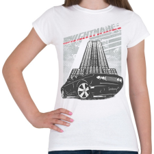 PRINTFASHION Amerikai retro sportautó 3 - Női póló - Fehér női póló