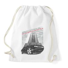 PRINTFASHION Amerikai retro sportautó 3 - Sportzsák, Tornazsák - Fehér tornazsák