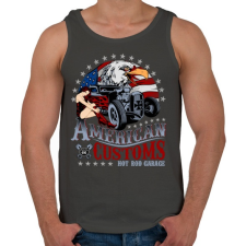 PRINTFASHION Amerikai szokás - Férfi atléta - Sötétszürke atléta, trikó