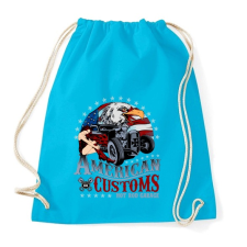 PRINTFASHION Amerikai szokás - Sportzsák, Tornazsák - Surf blue tornazsák