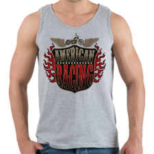 PRINTFASHION Amerikai verseny - Férfi atléta - Sport szürke atléta, trikó