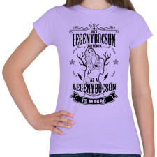 PRINTFASHION Ami a legénybúcsún marad - Női póló - Viola női póló