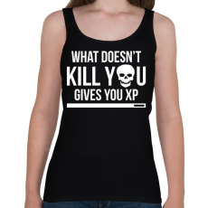 PRINTFASHION Ami nem öl meg, xp-t ad - Női atléta - Fekete