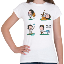 PRINTFASHION Ami sok, az sok! - Női póló - Fehér női póló