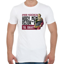 PRINTFASHION Amikor megkérdezik - fekete - Férfi póló - Fehér férfi póló