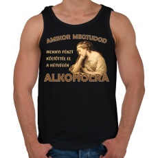 PRINTFASHION Amikor megtudod... - Férfi atléta - Fekete