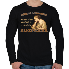 PRINTFASHION Amikor megtudod... - Férfi hosszú ujjú póló - Fekete férfi póló